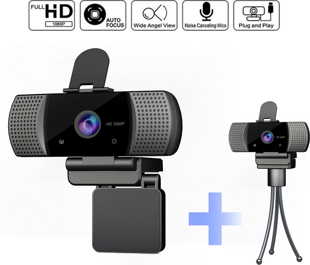 Douxe FA-1 Full HD Webcam - Webcam met Full HD