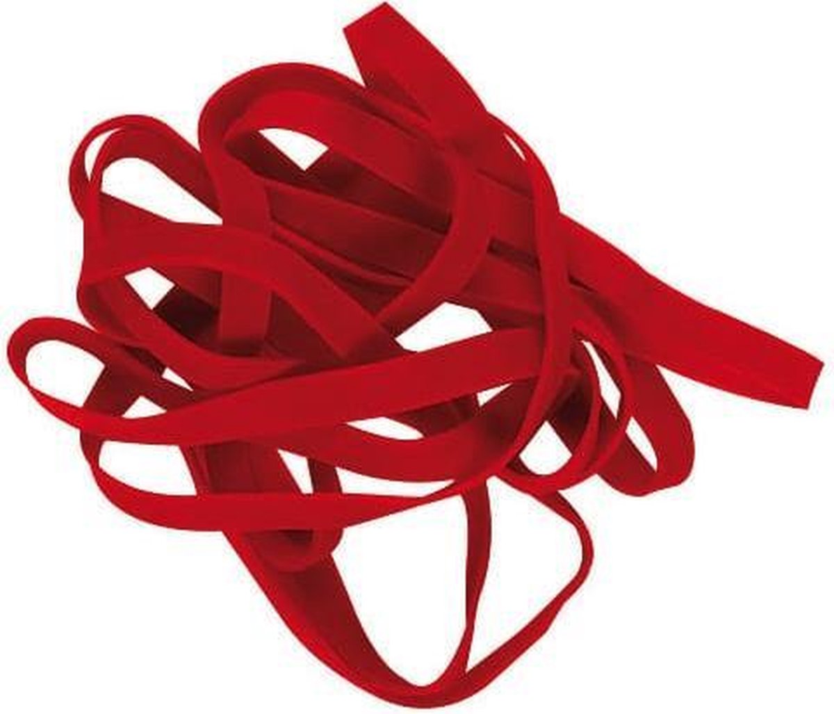 Elastieken Alco 130x10mm rood - kartonnen doos 500 gram