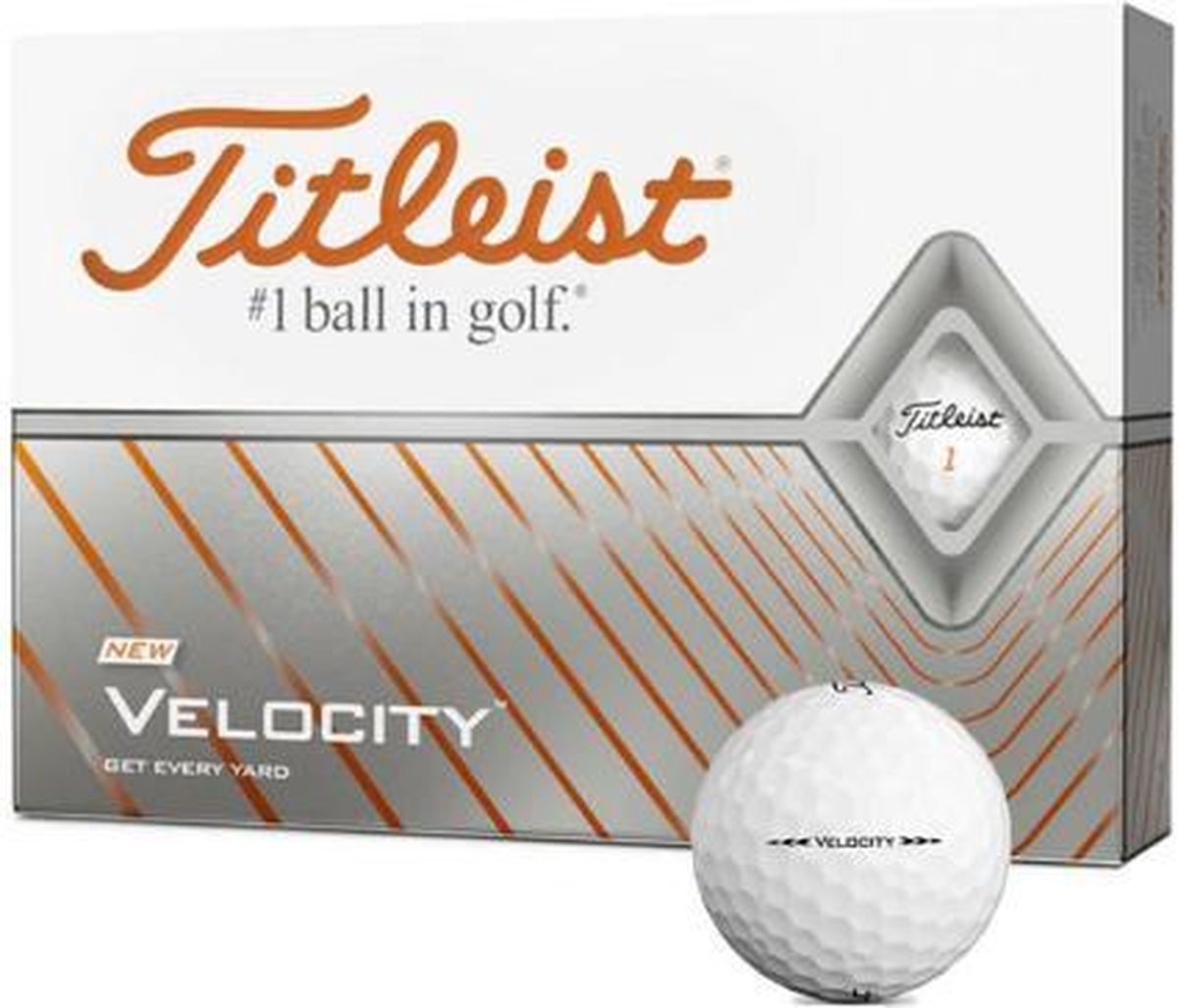 TITLEIST VELOCITY 12-PACK White