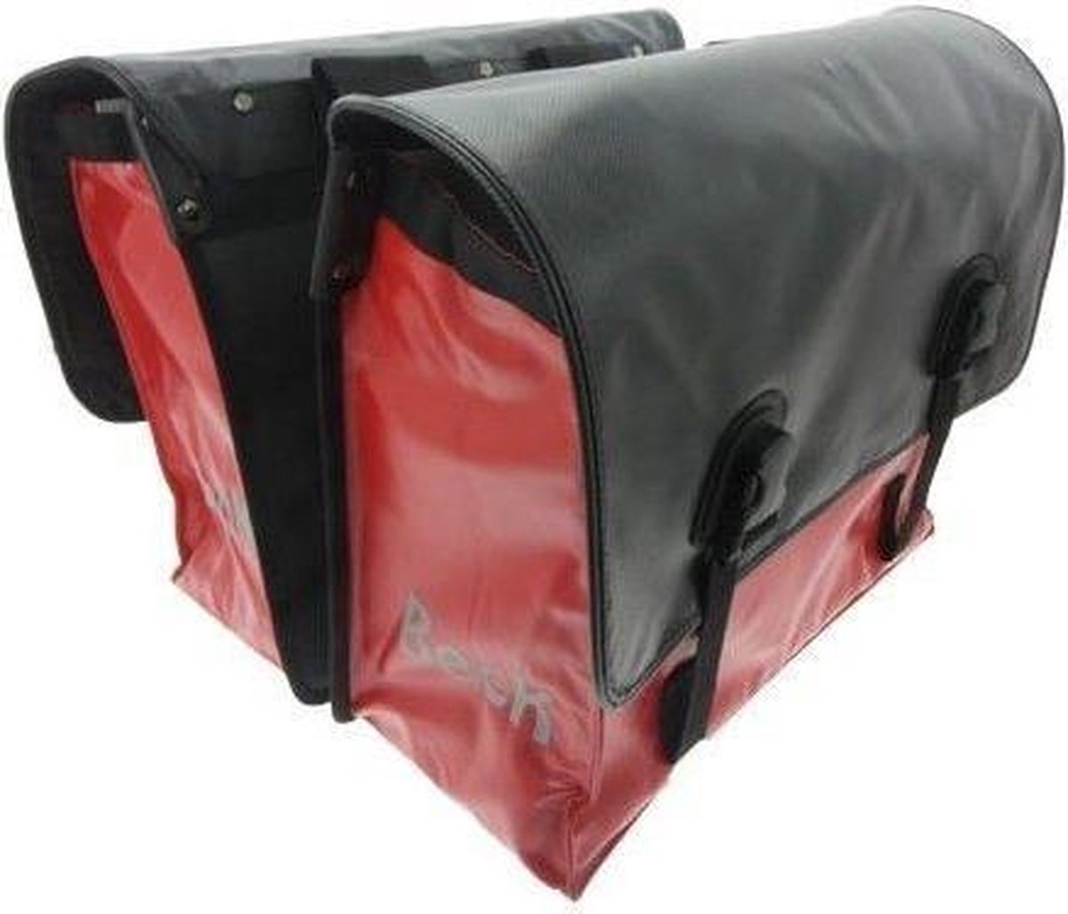 Beck Classic Ruby Black - Dubbele Fietstas - 45 l - Zwart;Rood