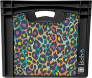 Fietskrat Bicibo Leopard color - groot