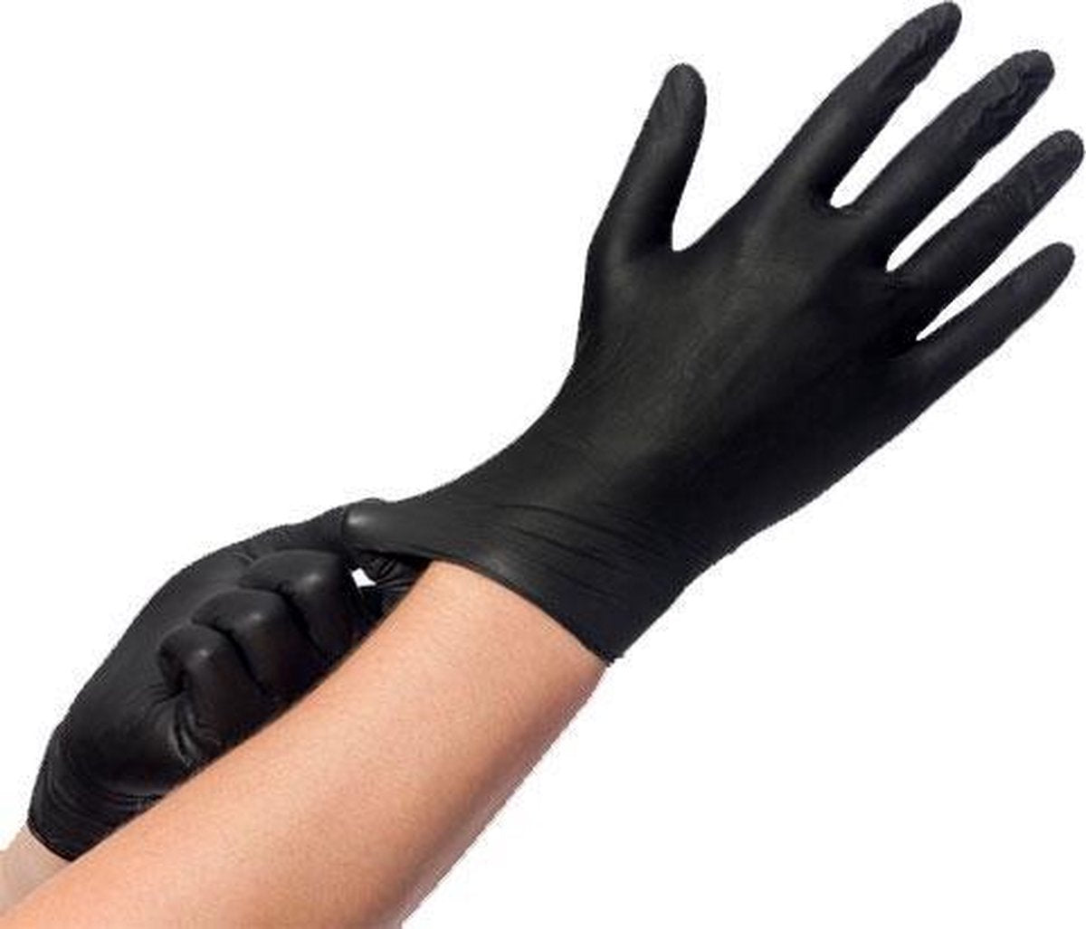 Comforties Nitril handschoenen ZWART Easyglide