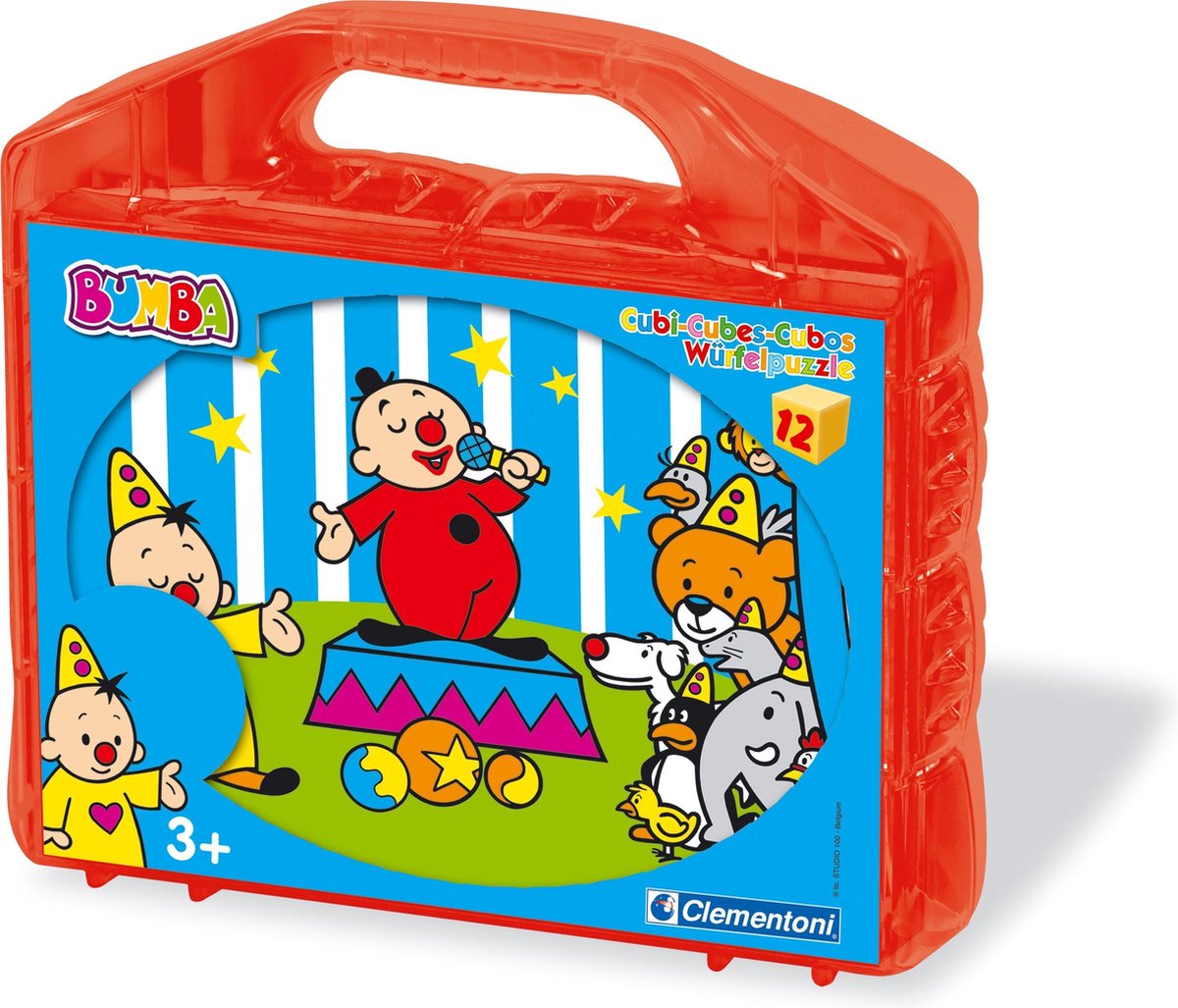 Bumba puzzelblokken Clementoni: 12 stuks (41149.8)