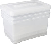 Allibert Handy Opbergbox - 50L - Set van 3 - Transparant