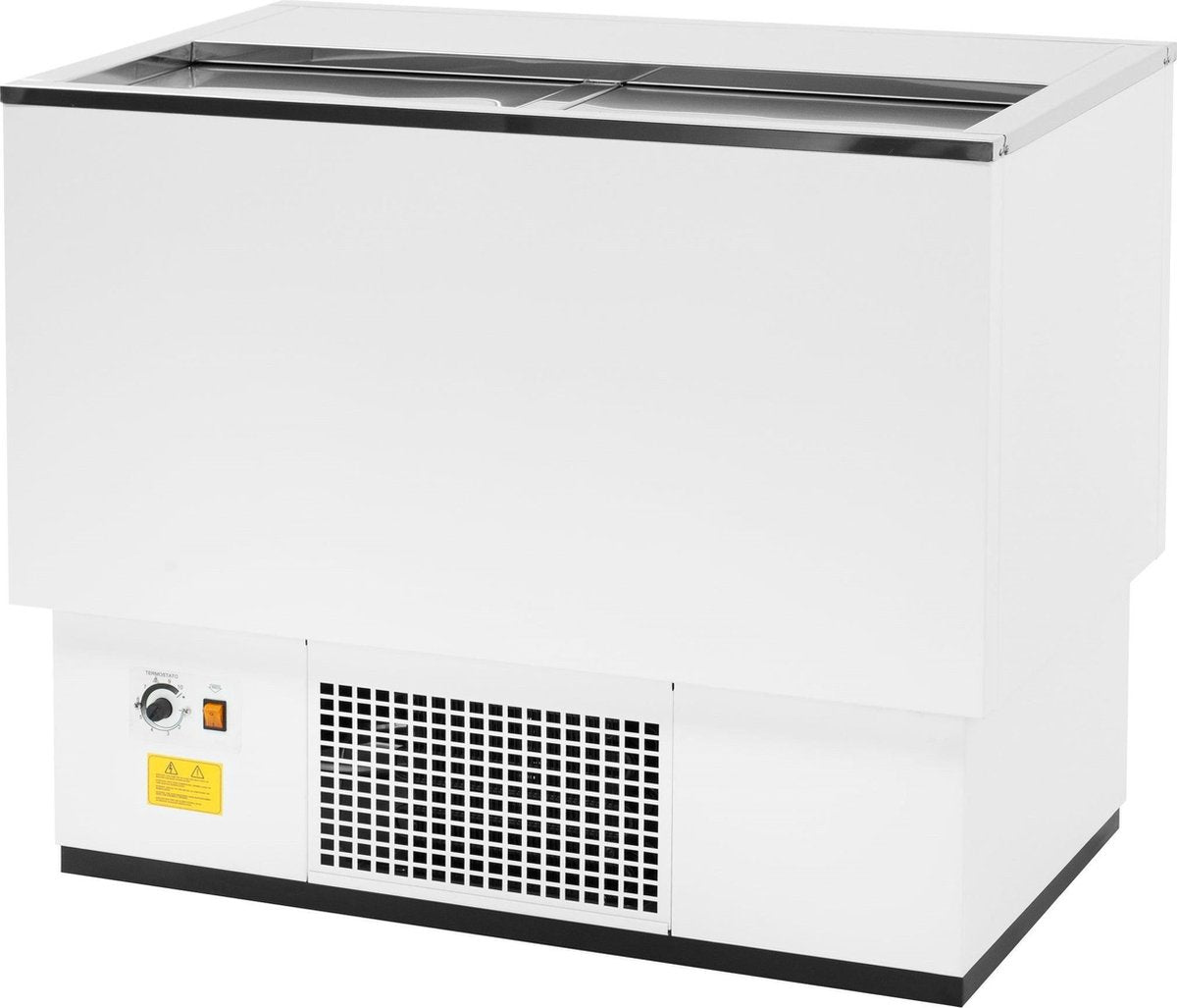 Professionele Koelkist RVS schuifdeksel | Wit | 137L | Combisteel | 7066.0005 | Horeca