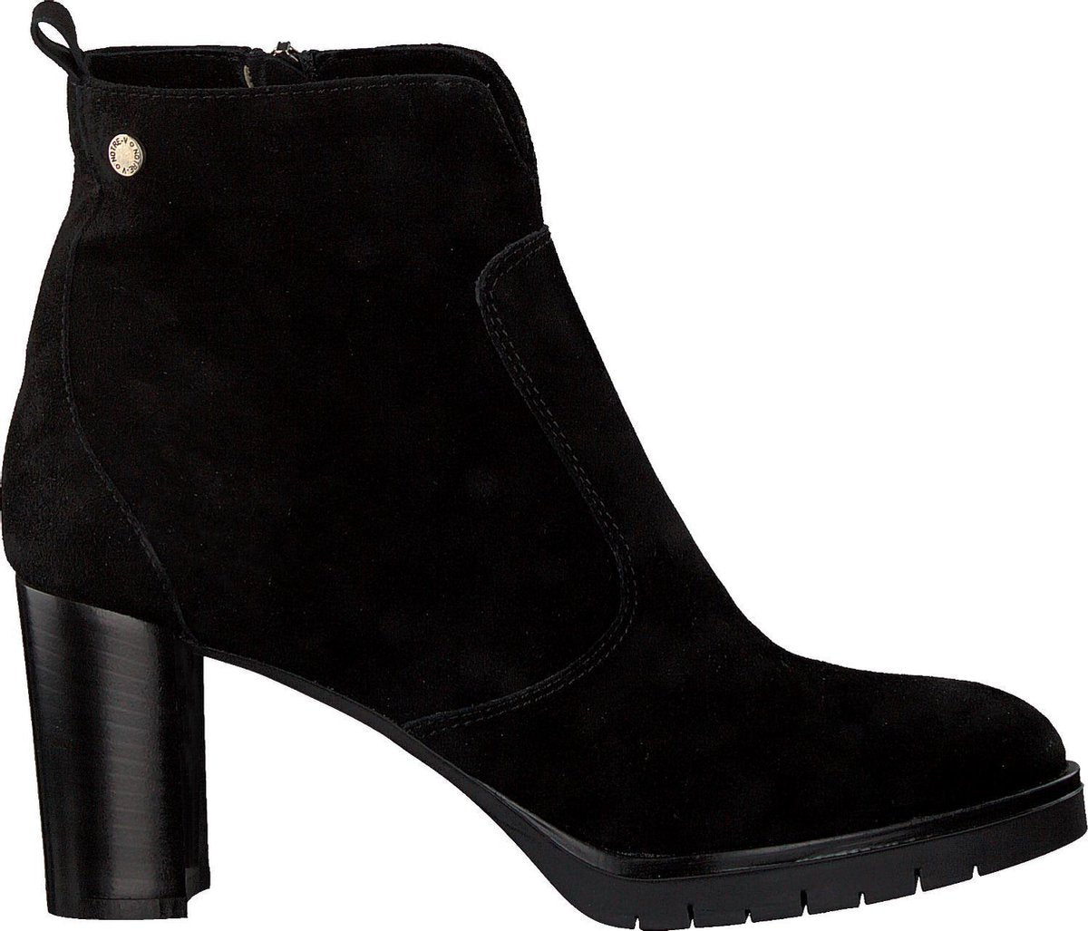 Notre-V 01-394 Enkellaarsjes - Enkelboots - Dames - Zwart - Maat 40