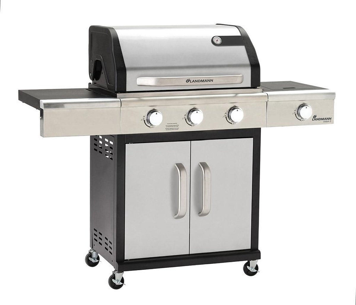 Landmann Triton PTS 3.1 Gasbarbecue - 4 branders - zilver
