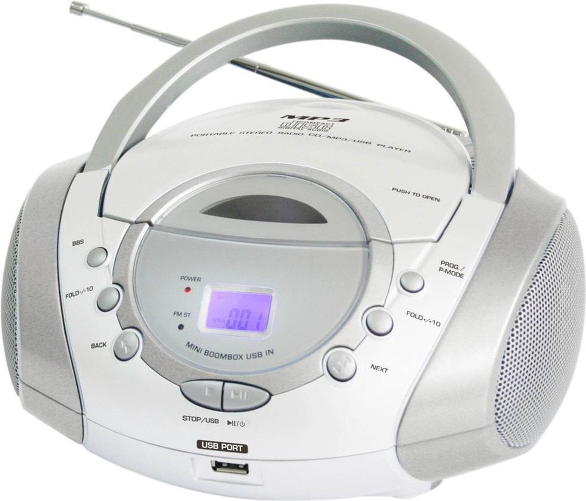 Dcybel radio/CD speler BOOMPOWER