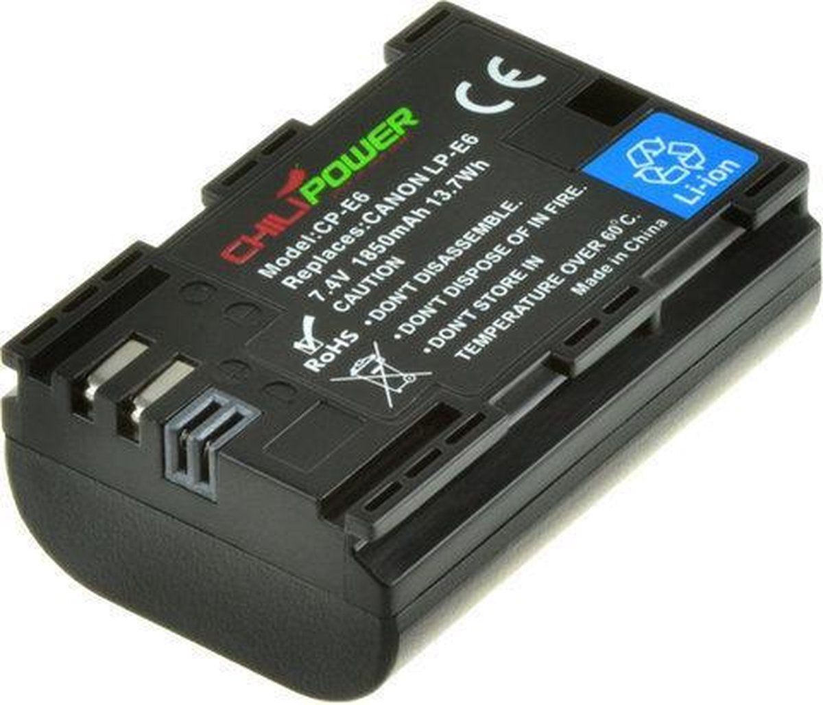 ChiliPower camera accu Canon LP-E6