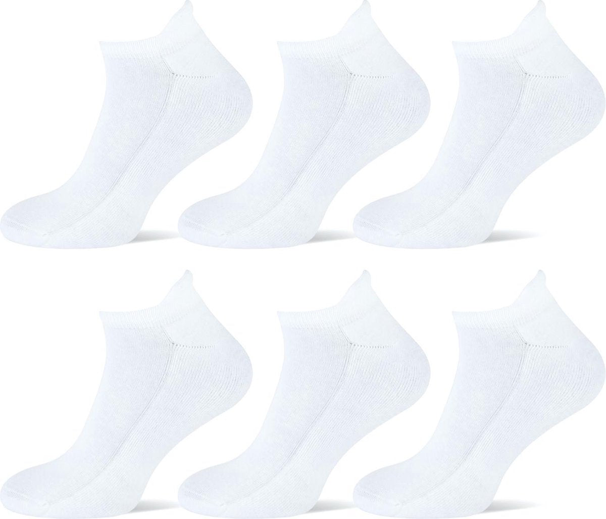 Sokken sneaker badstofzool en lipje