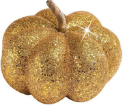 Goudkleurig pompoen versiering Halloween - Feestdecoratievoorwerp
