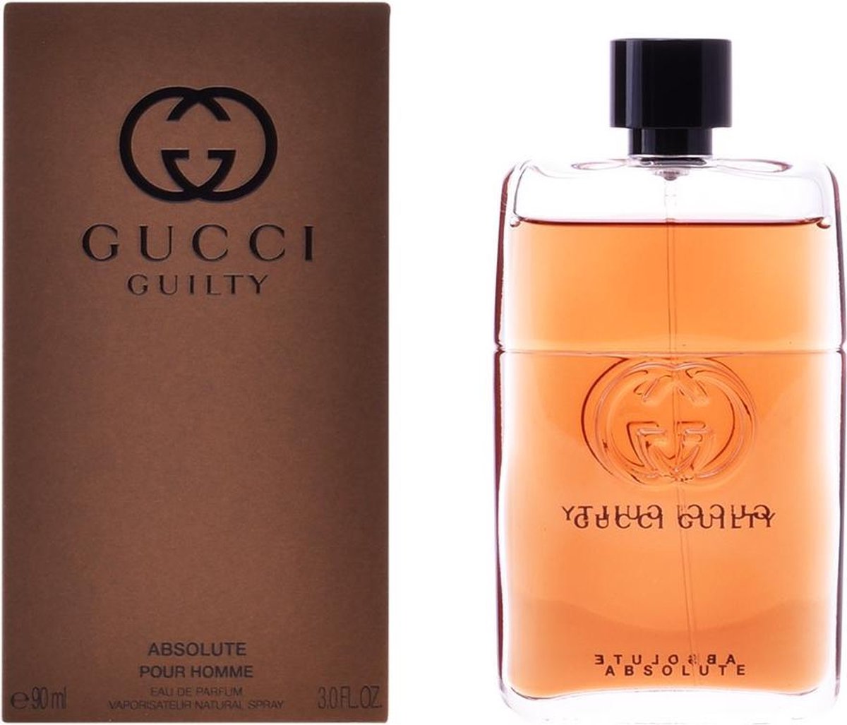 MULTI BUNDEL 2 stuks GUCCI GUILTY ABSOLUTE POUR HOMME Eau de Perfume Spray 90 ml