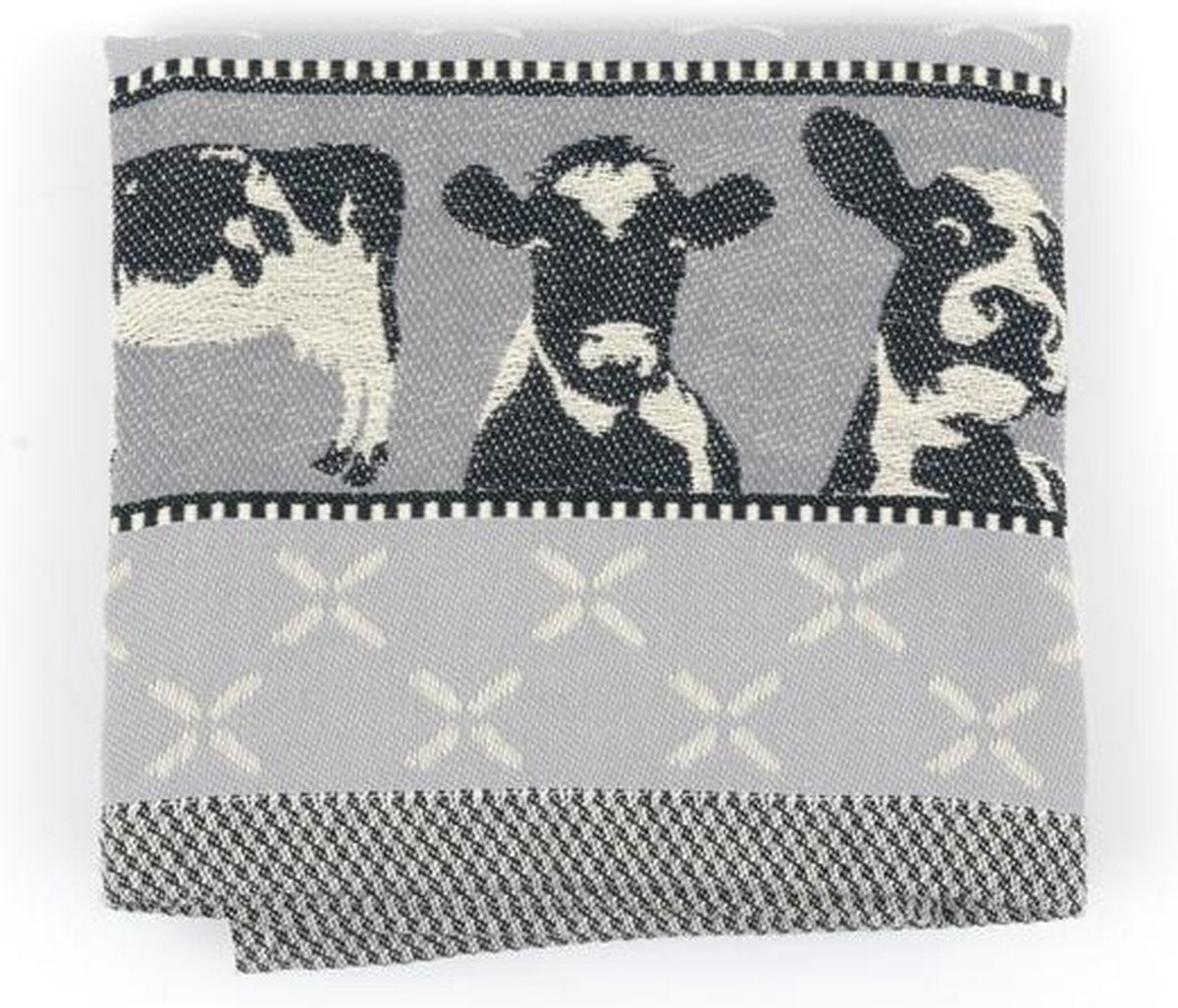 Theedoek Bunzlau Castle Cows 65x65cm
