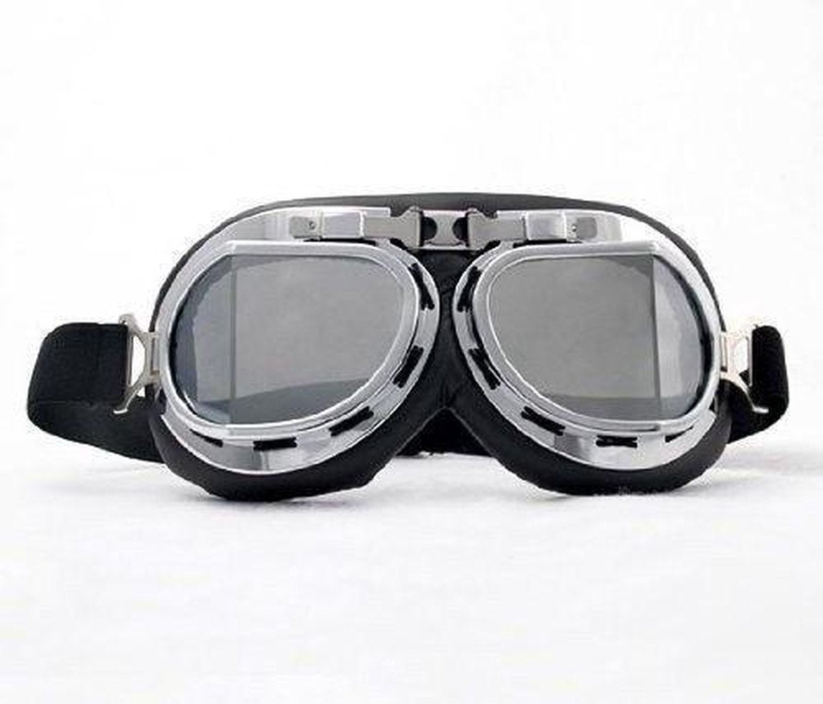 CRG chrome pilotenbril - smoke glas