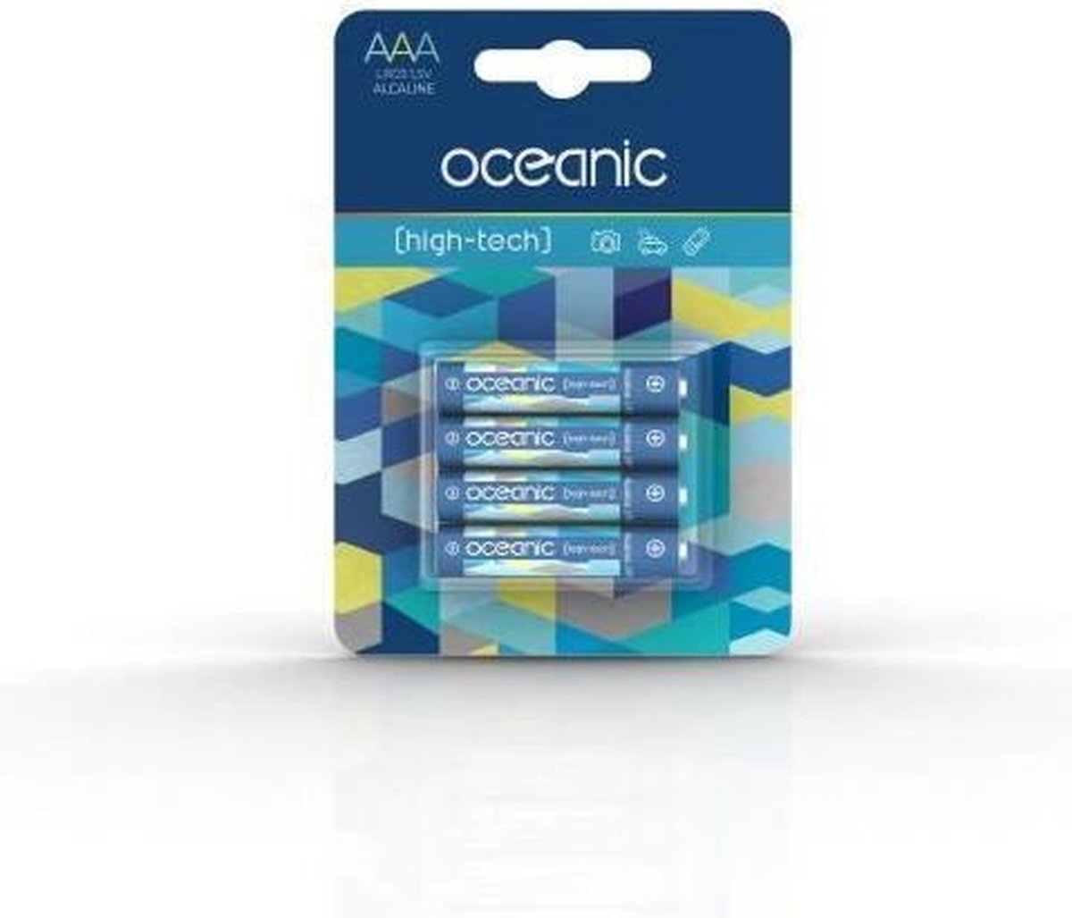 OCEANIC 4-stapels LR03 / AA 1.5V High-Tech