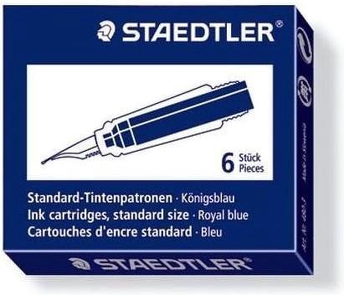 inktpatroon vulpen. doosje 6 st bla