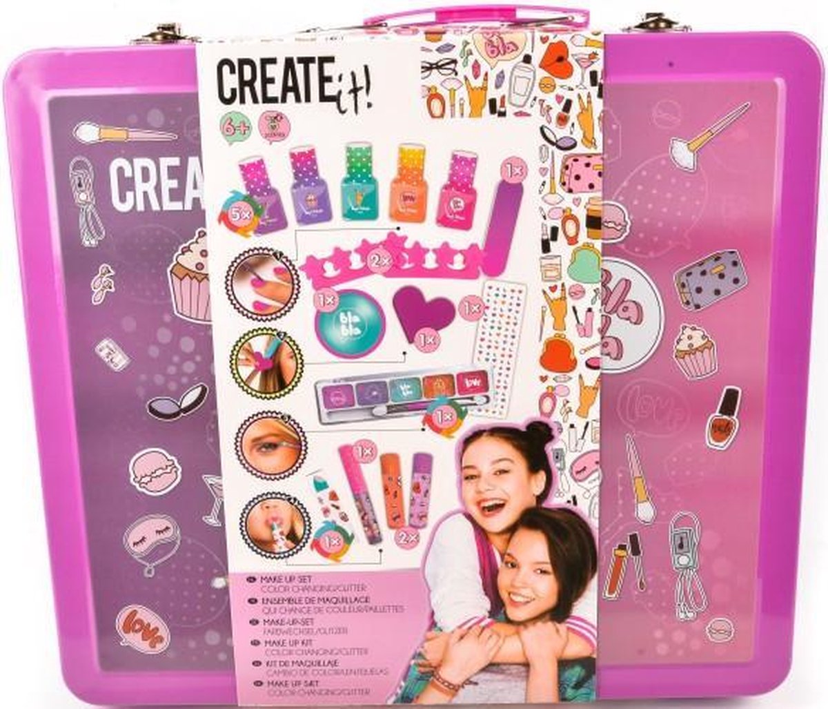 Make-Up set voor Kinderen in Luxe Koffer