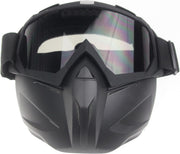 Dark mask / donker masker | motormasker | Zilver Reflectie - masker voor de motor