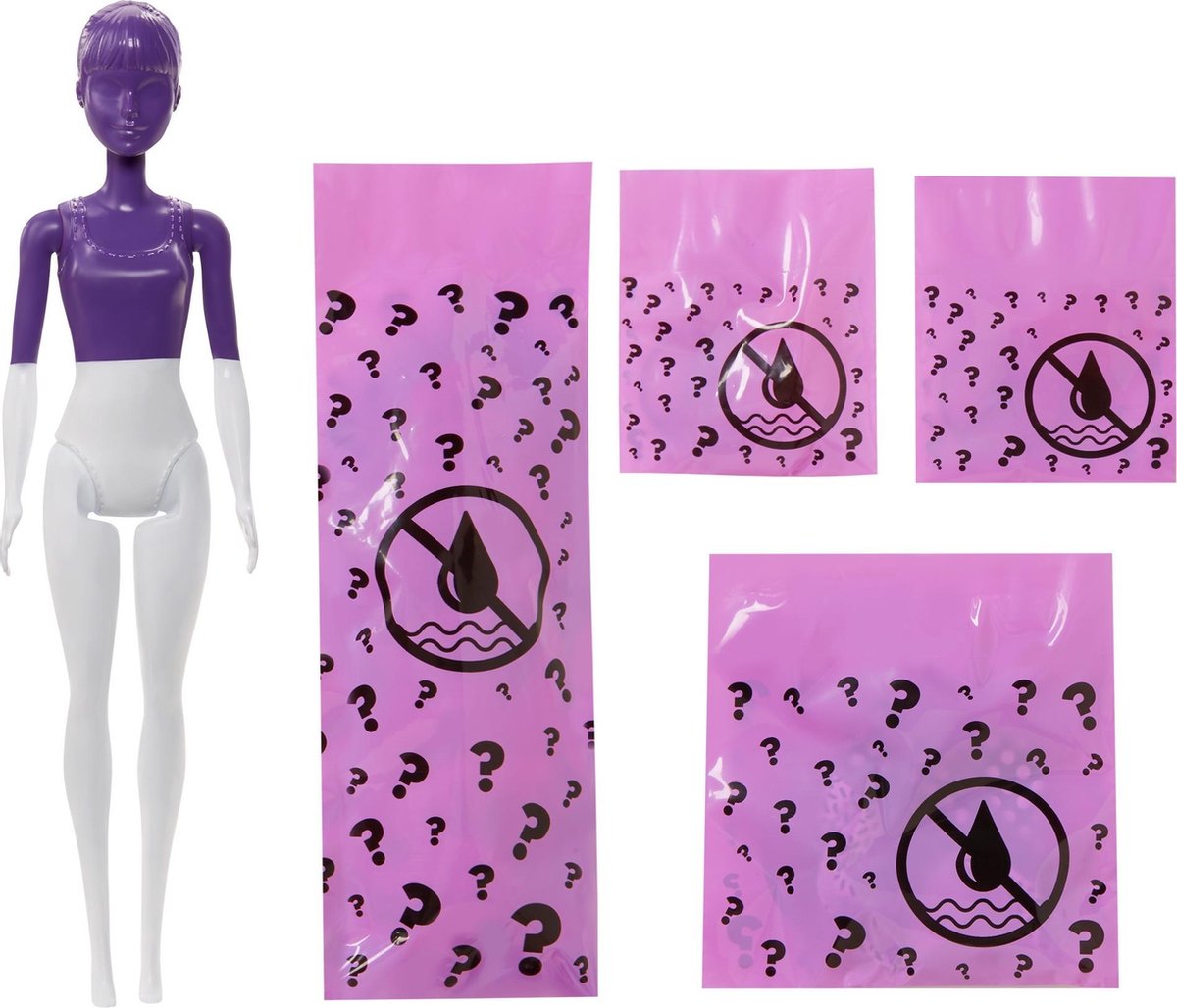 Barbie Color Reveal Wave 2 Color Block Serie - Barbiepop