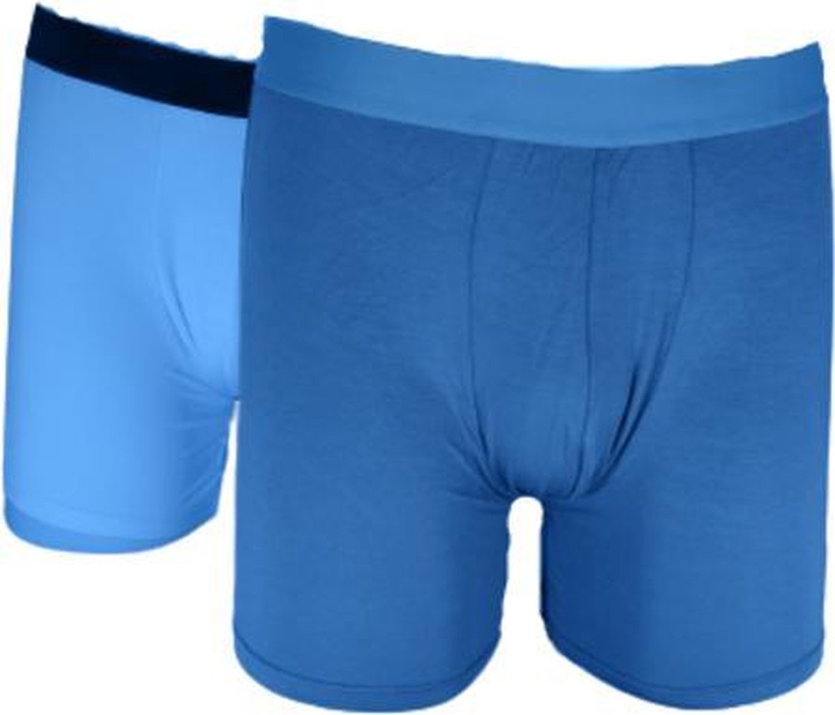Hipperboo® - HipperBoxers - Heren Bamboe Ondergoed - Maat M - 2 paar - Onderbroek - Boxershort - Grijs/Wit - M/L