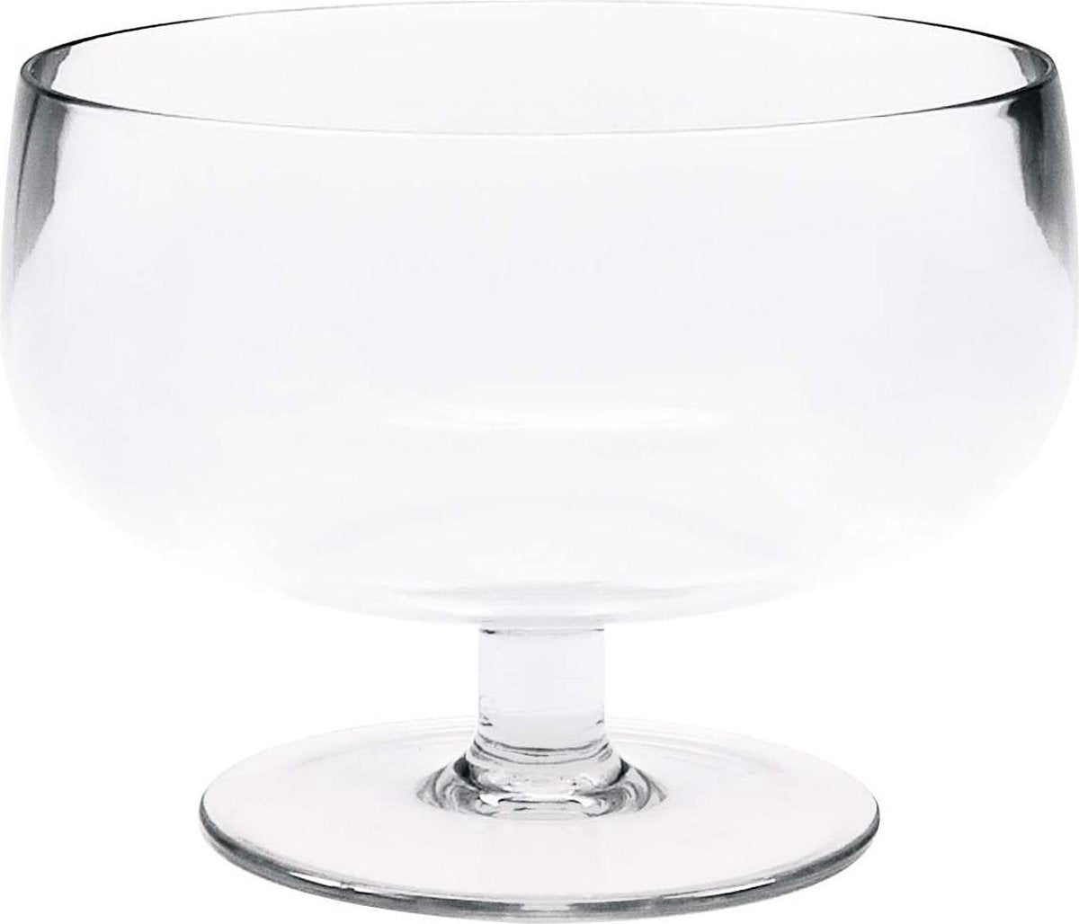 Zak! Designs ijsschaaltje Drinkwaren Stacky 10 cm Transparant