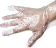200 Stuks Plastic Wegwerp Handschoenen Voordeelverpakking - Wegwerp - Transparante plastic wegwerphandschoenen Large 2 x 100st Voordeelverpakking - 200 Stuks
