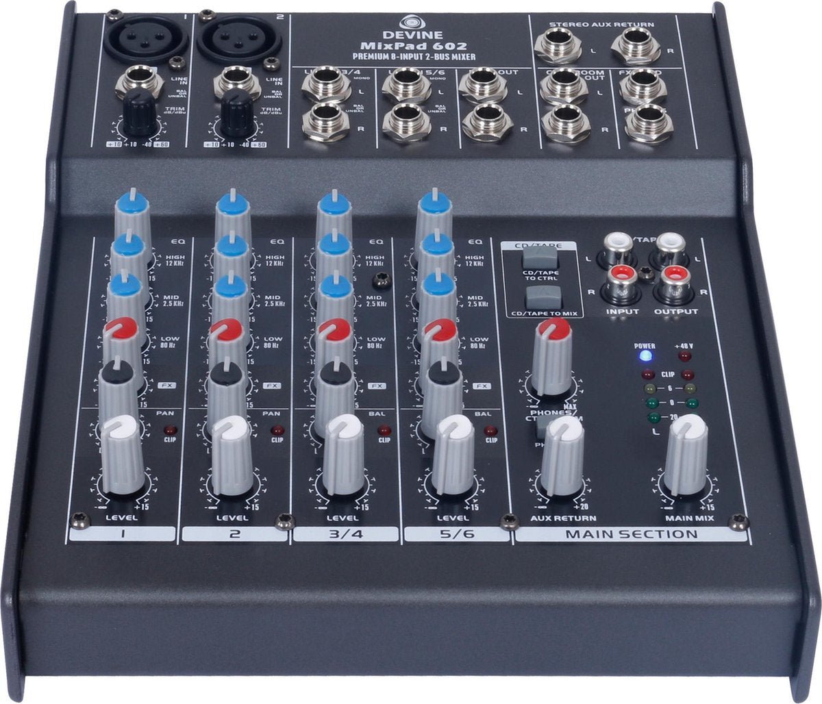De Devine MixPad 602 heeft alles wat je zoekt in een compacte