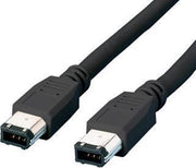 Equip 128060 1.8m 6-p 4-p Zwart firewire-kabel