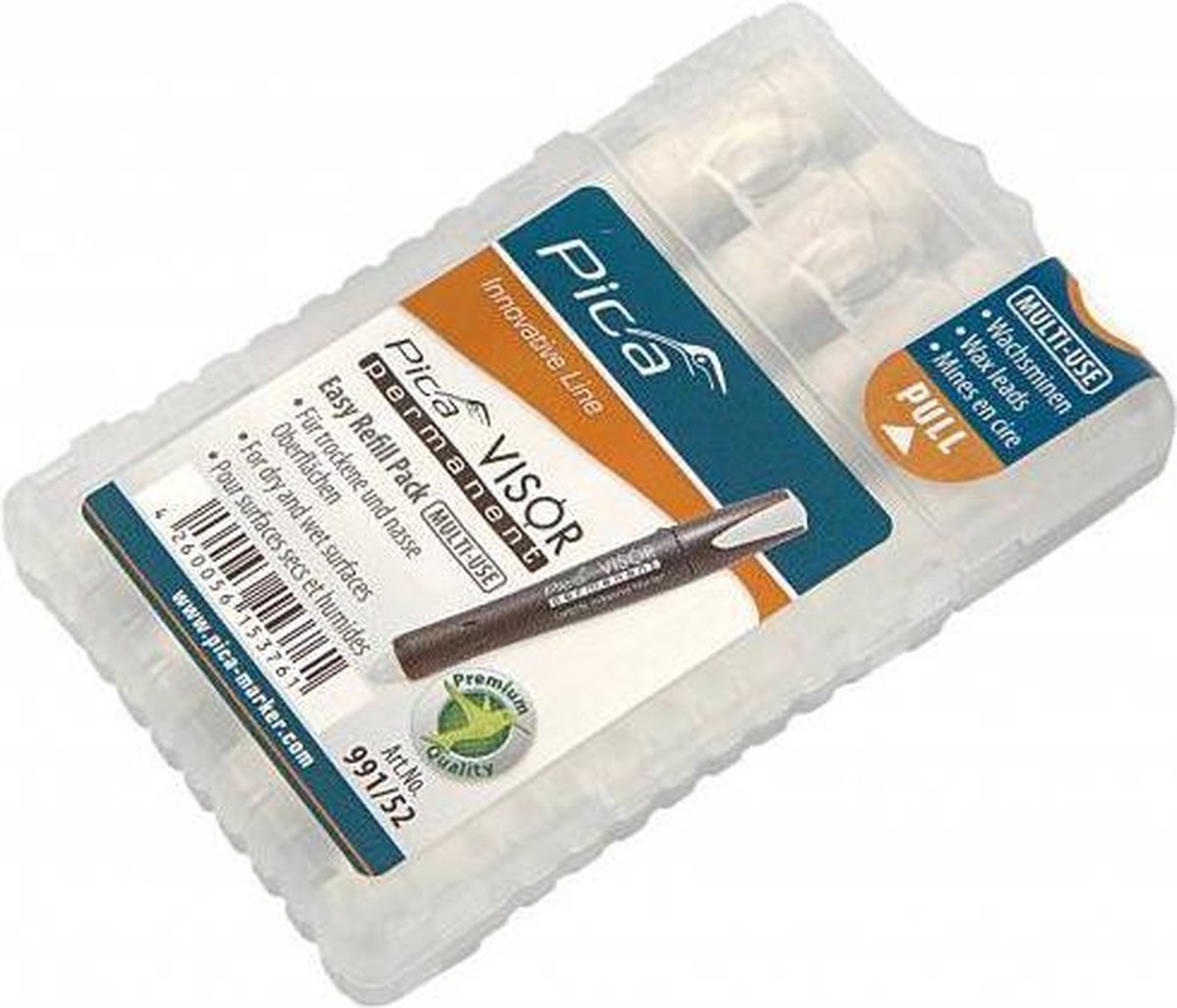 PICA 991/40 VISOR PERMANENT NAVULLING WIT