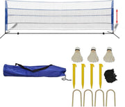 Badminton net met shuttles 500x155 cm - Badminton net - Badmintonset - Volleybal net