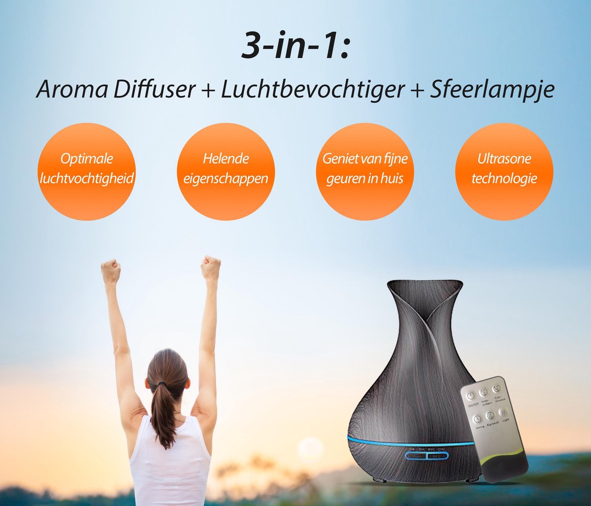 Aroma Diffuser Dark Wood
