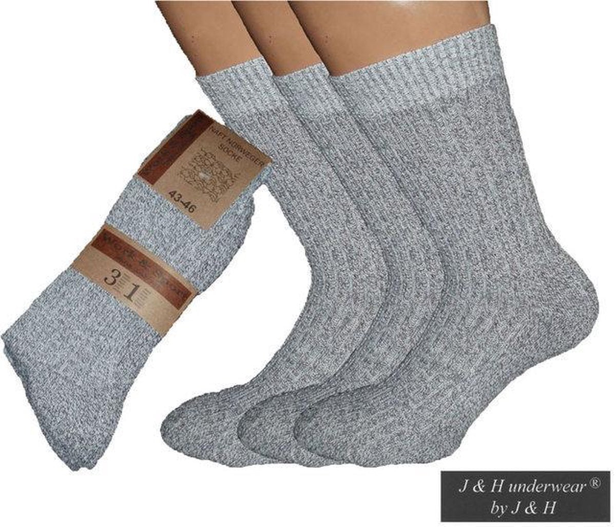 Socke / Sokken / 60 paar / Noorse Sokken / Warme Wintersokken / Maat 39-42 / Noorse Sokken Heren / Noorse Sokken Dames - Werksokken