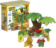 Unico Bouwblokken Safari 18-delig