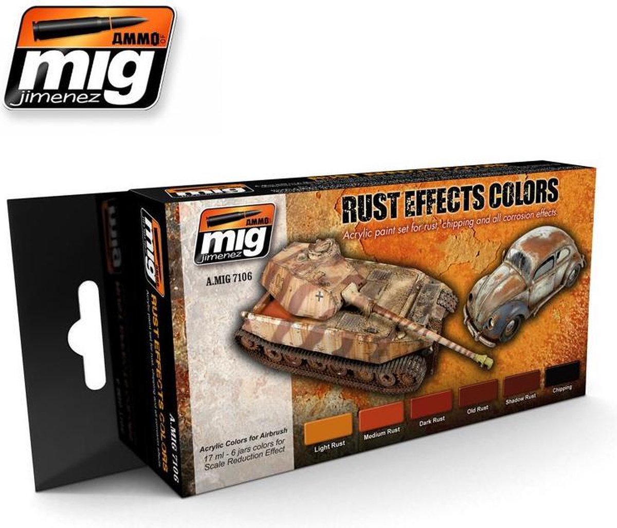 Mig - Rust Effects Colors (Mig7106)