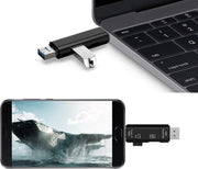SUPER Card Reader 5 in 1. TF en USB lezer USB 3