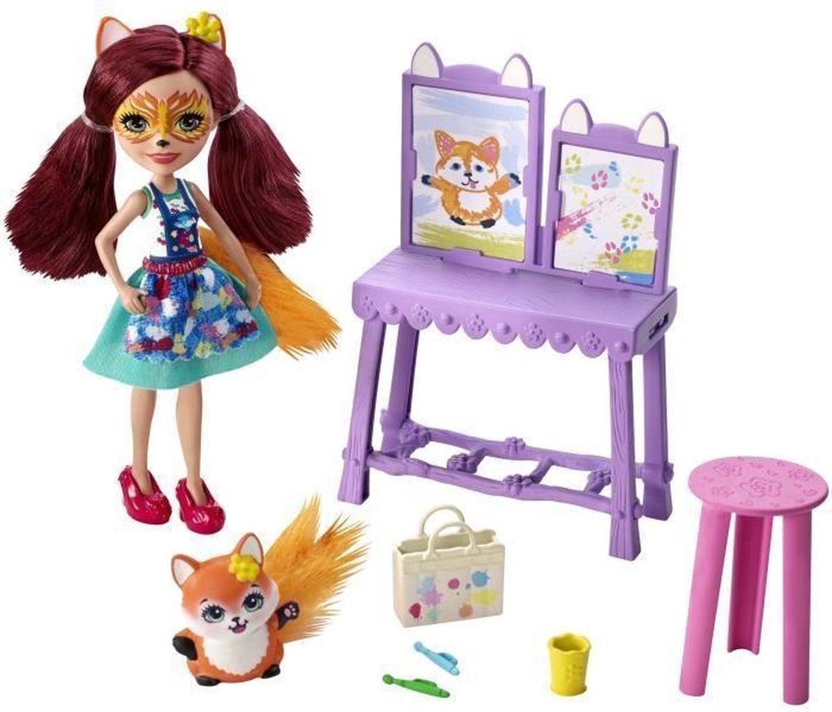 ENCHANTIMALS - The Painting Workshop & Mini Doll Danessa Biche & Sprint