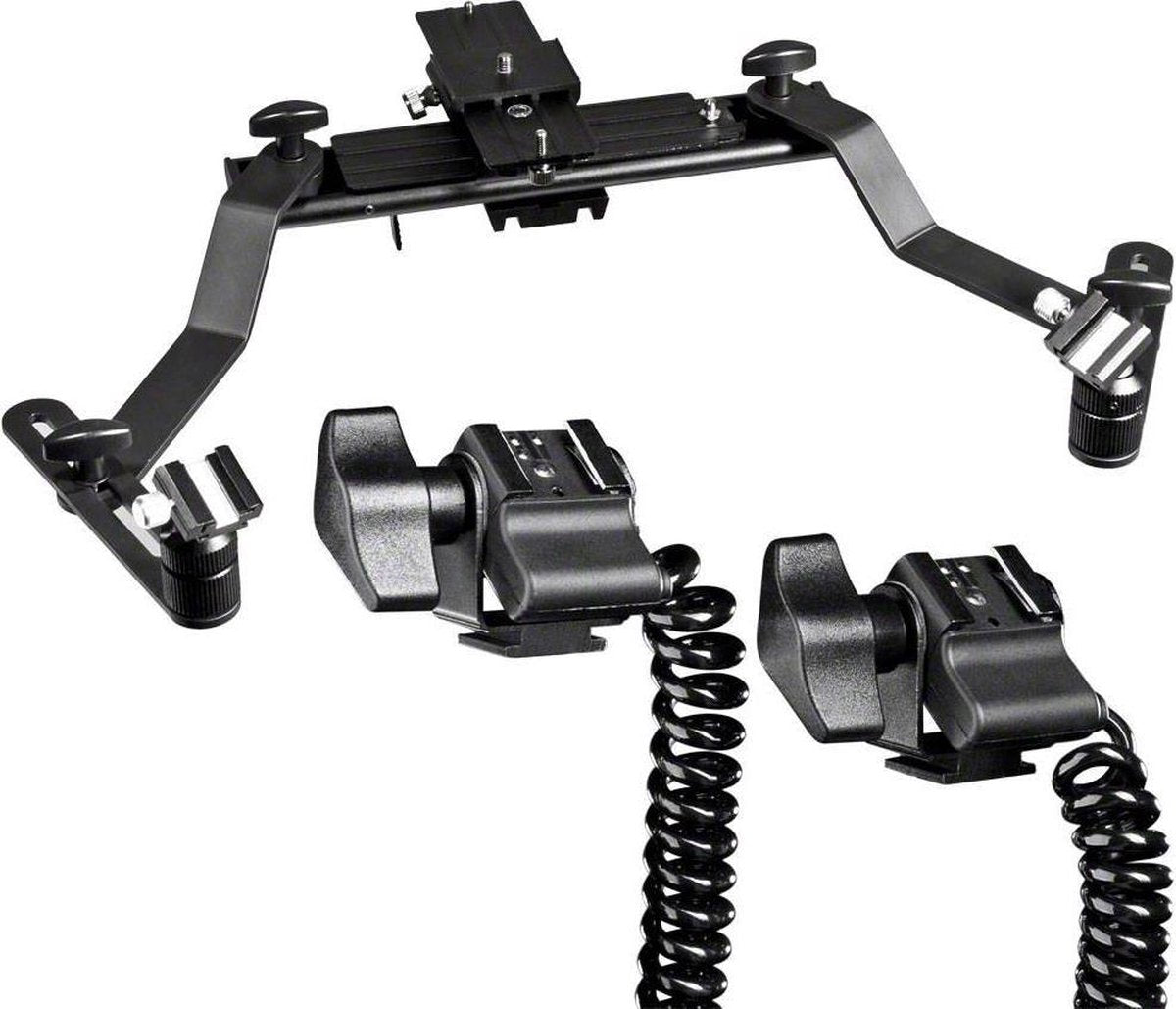 walimex Macro Flits Rail Pro met Y kabel voor Panasonic.
