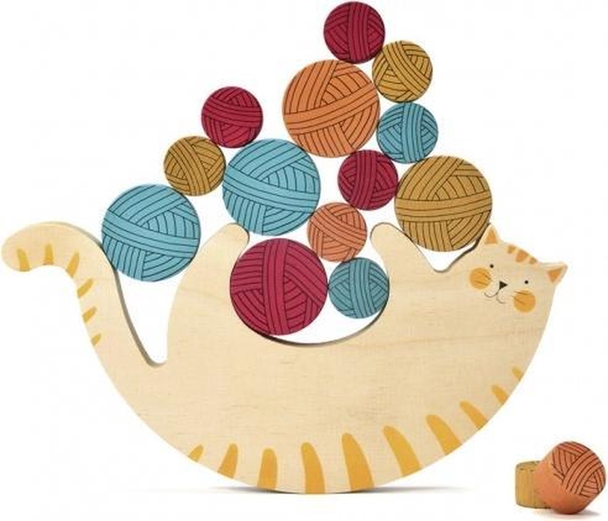 Meow houten stapelspel| Londji