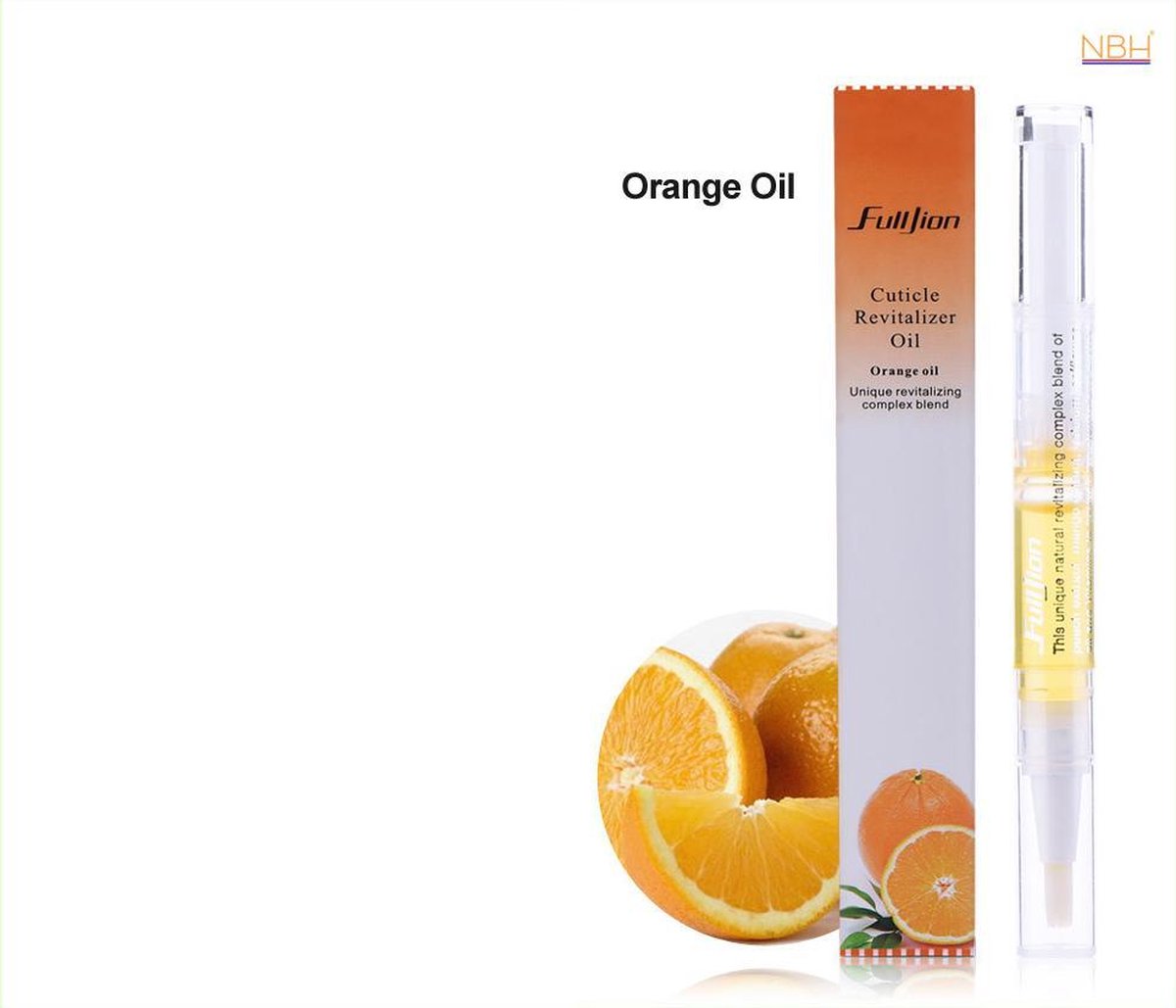 Revitaliserende nagelriemolie pen: Sinasappel