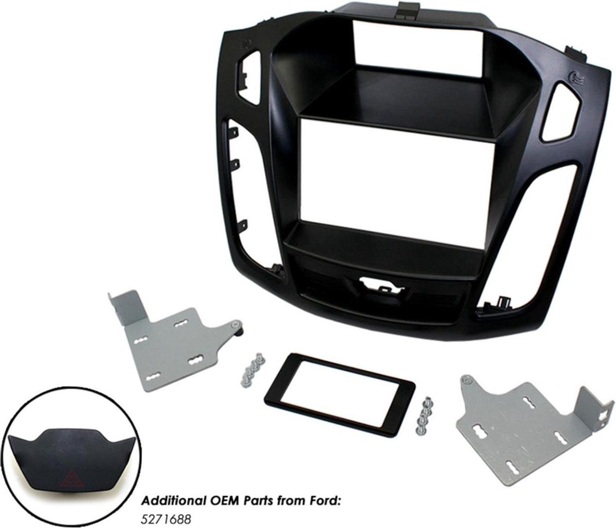 2-DIN Paneel Ford Focus 2015-2018 Kleur: Zwart