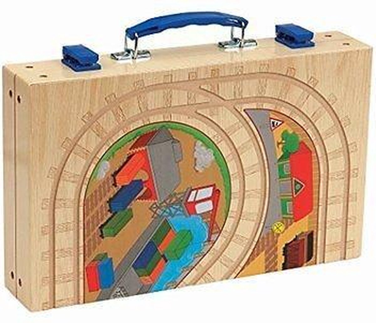All Aboard Battat Treinbaan Houten Koffer