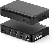 ALOGIC Universal Twin HD Pro Docking Station with 85W Power Delivery and USB-C & USB-A compatibility - Dual Display 1080p@60Hz