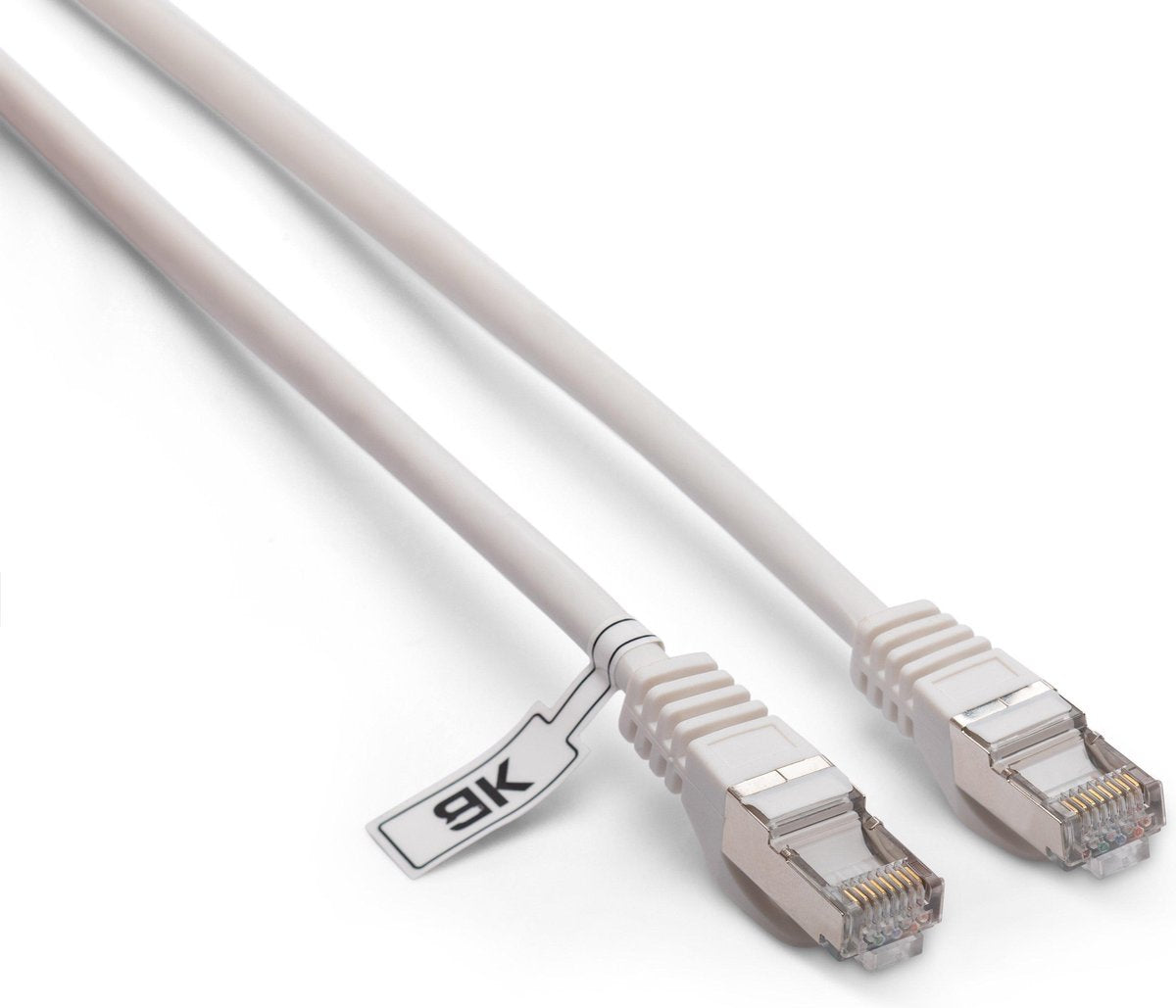 Bestekabels.nl Ethernet Kabel CAT6 – WIT – UTP – 1000 Mbit/s en 550mhz – 10 meter – Lengte van 0.5 tot 7.5 Meter
