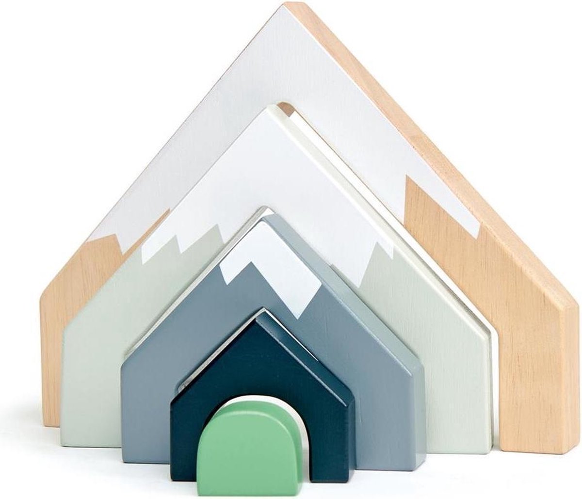 Tender Leaf Toys Stapelblokken Boogbergen 22 X 17 Cm Hout 5-delig