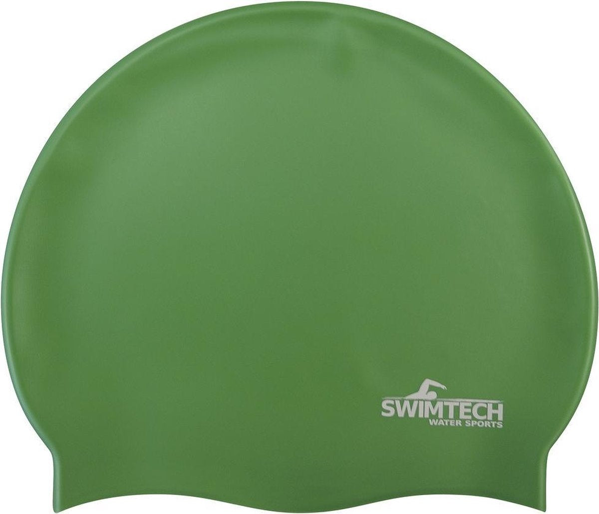 Swimtech Badmuts Siliconen One-size Groen