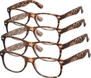 Etos Leesbril Bruin +2 - 4 stuks