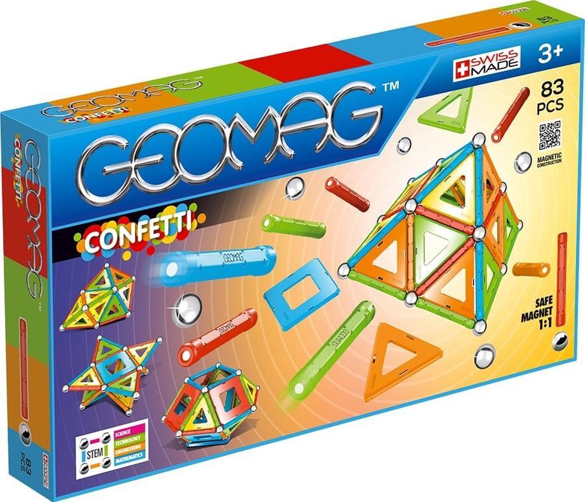 Geomag Confetti 83 delig