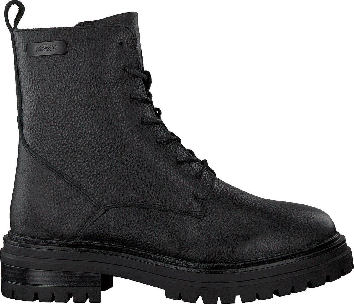Mexx Fabulous Veterboots - Laarzen Met Veters - Dames - Zwart - Maat 36