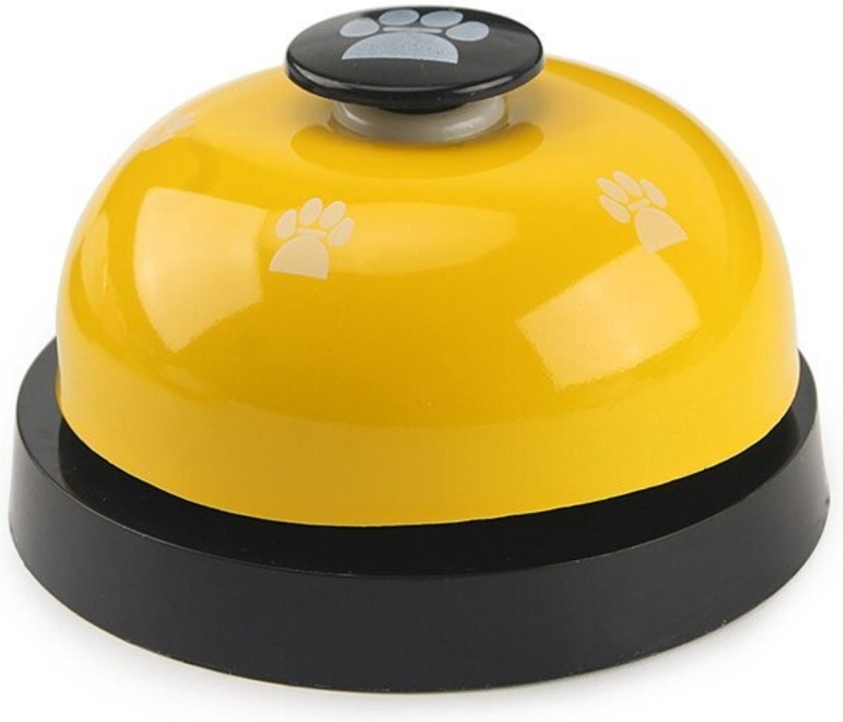 HMerch™ Hondenbel speeltje voor je hond - Bel voor honden - Hondentraining - Geel Zwart