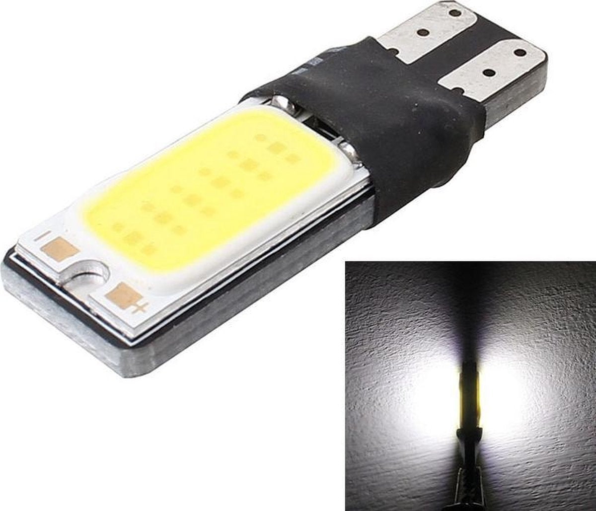 2 STKS T10 6 W 180LM Wit Licht Dubbelzijdige 2 COB LED Decoderen Canbus Foutloze Auto Clearnce Leeslamp
